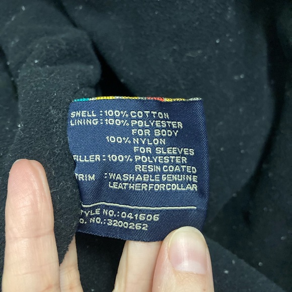 Vintage Dockers Men's Bomber Jacket with Leather Collar - Picture 8 of 9